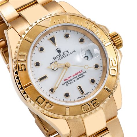 rolex yachtmaster ii 18k yellow gold men's automatic watch|rolex yacht master 42.